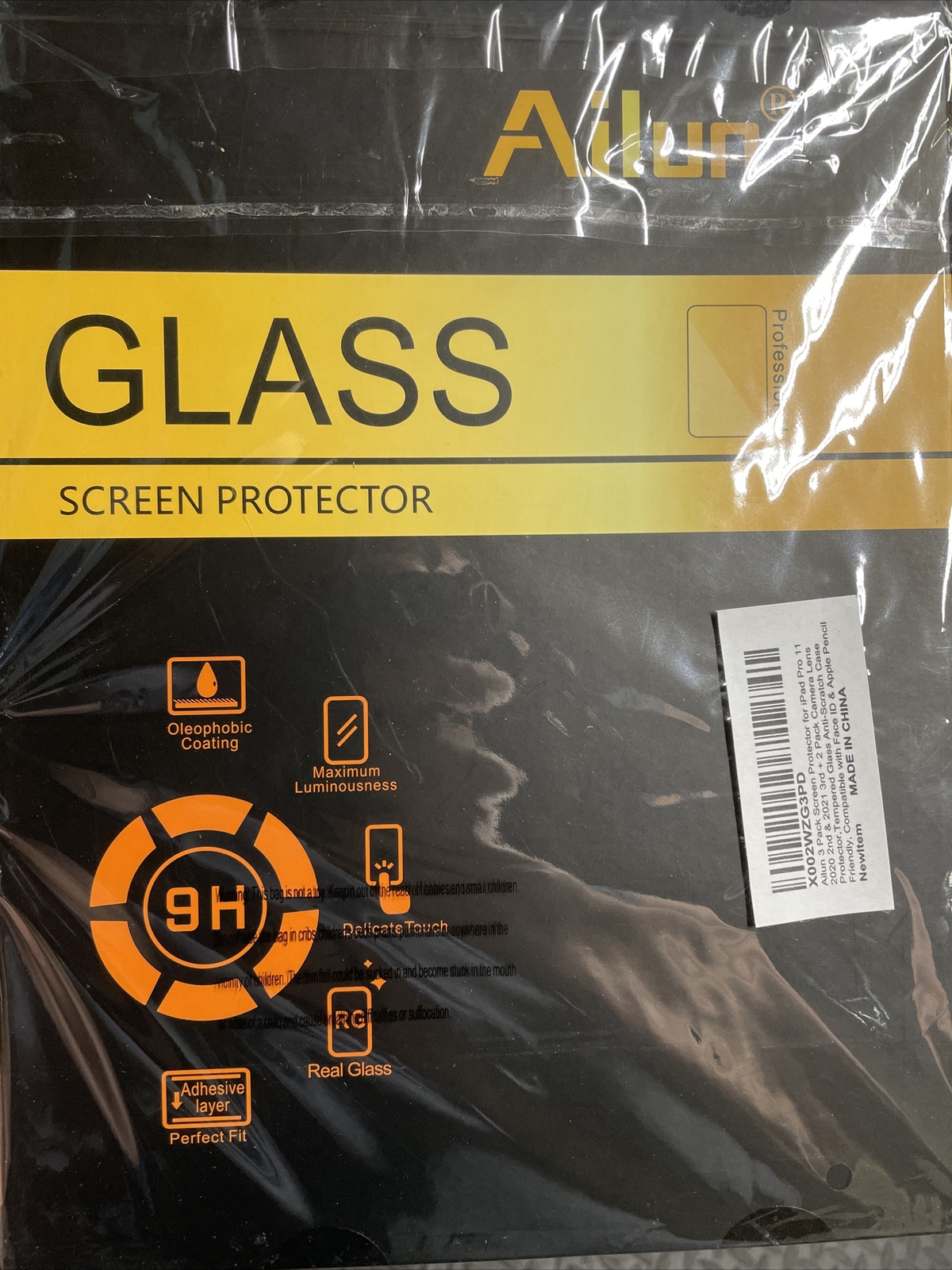 Ailun 3Pack Screen Protector for Ipad Pro 2020 & 2021 [11 Inch] + 2 Pack Camera 