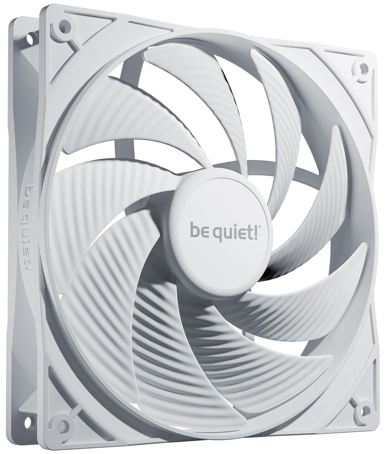 be quiet Pure Wings 3 140mm PWM High Speed White Fan - 1800 RPM, 4-Pin,