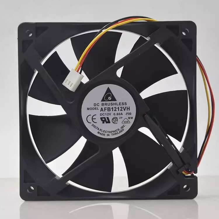 Delta AFB1212VH 12025 DC12V 0.60A 12CM 3-Pin PWM Cooling Fan