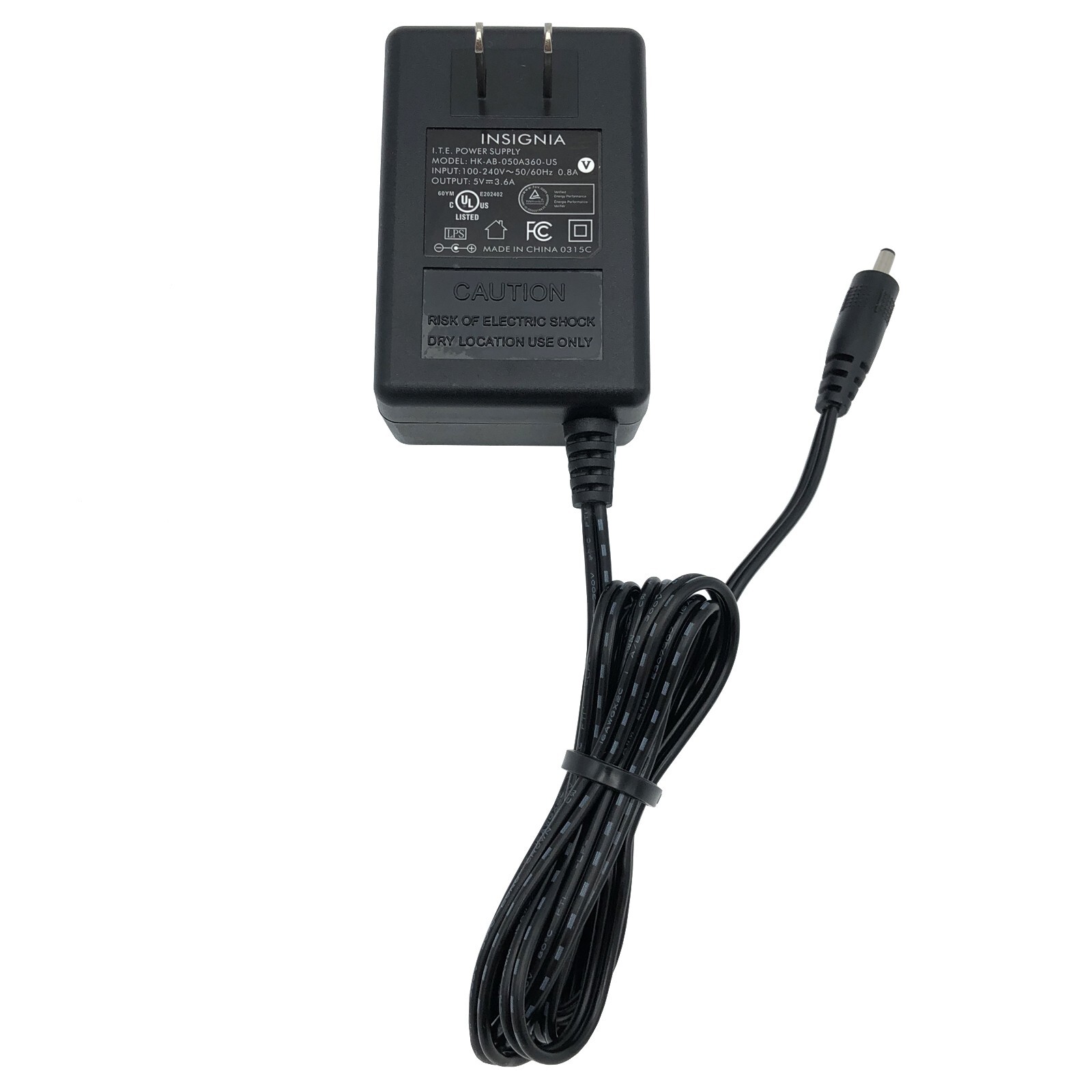 Genuine Insignia HK-AB-050A360-US Power Supply 5V 3.6A Wall AC Adapter Charger