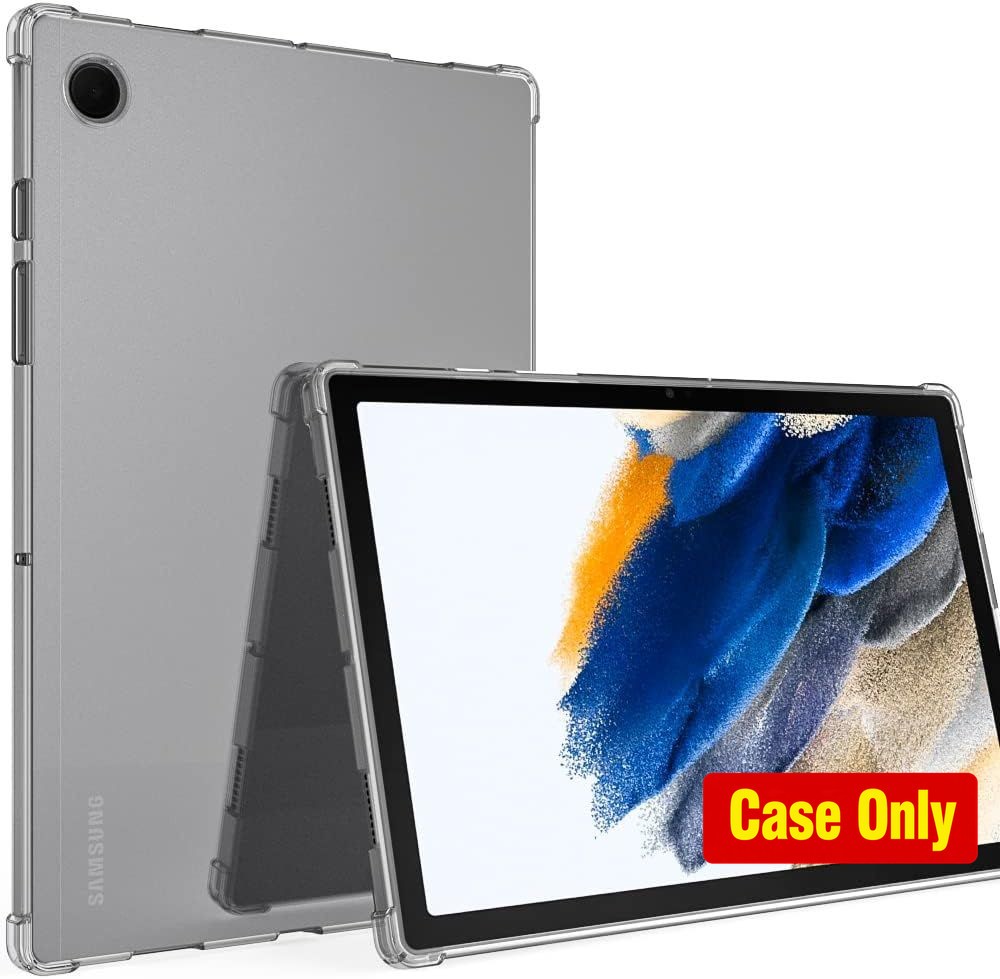 Clear Silicone Protective Cover Case for Samsung Galaxy Tab A8 2022, Soft Skin