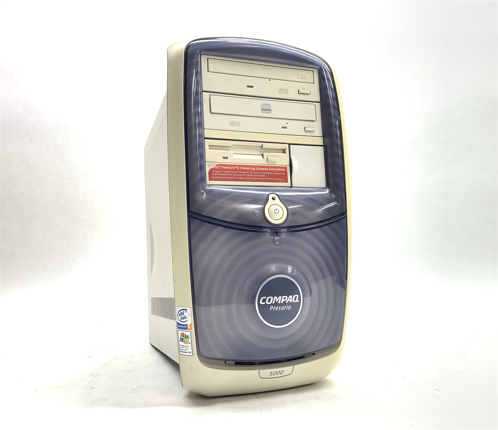 Compaq Presario 5000-5320 Pentium 4 1.5GHz 768MB NO/HDD Vintage PC Retro Desktop