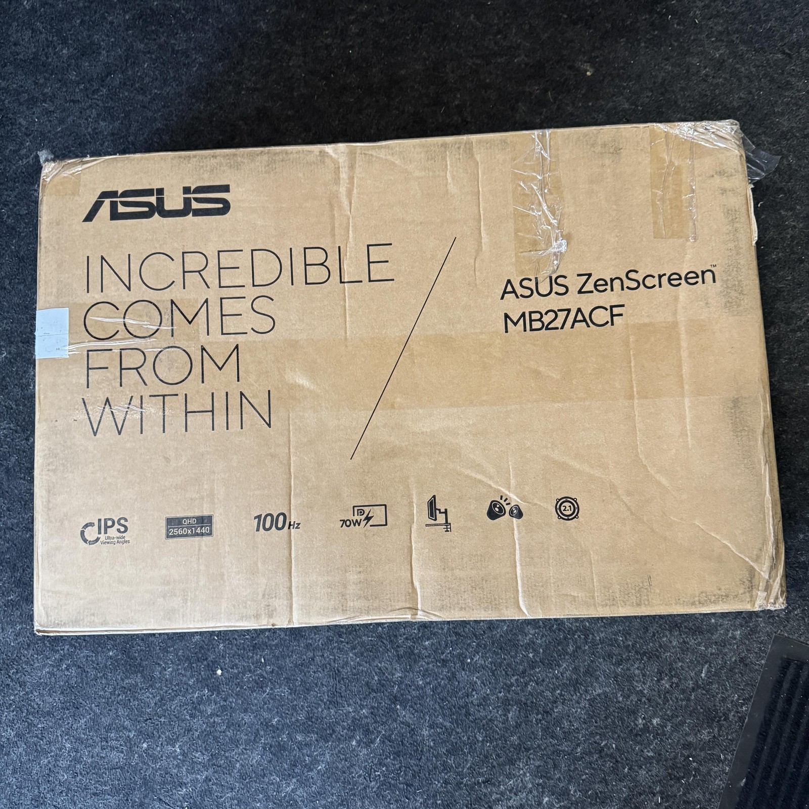 ASUS ZenScreen MB27ACF 27" 1440p 100Hz USB-C Portable Monitor