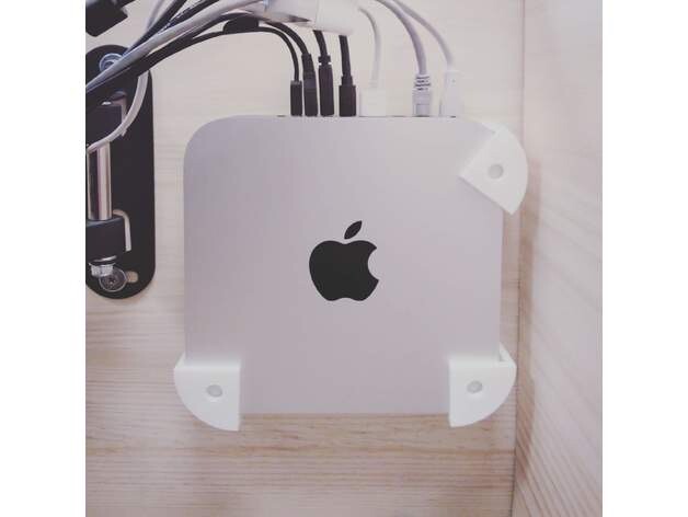 Universal Wall Mount under desk mount for 3rd 4th gen Mac Mini Aluminum