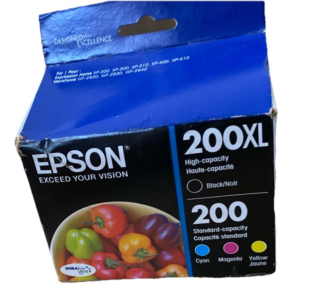 Epson T200XL-BCS 200 Black and Color Ink Cartridges