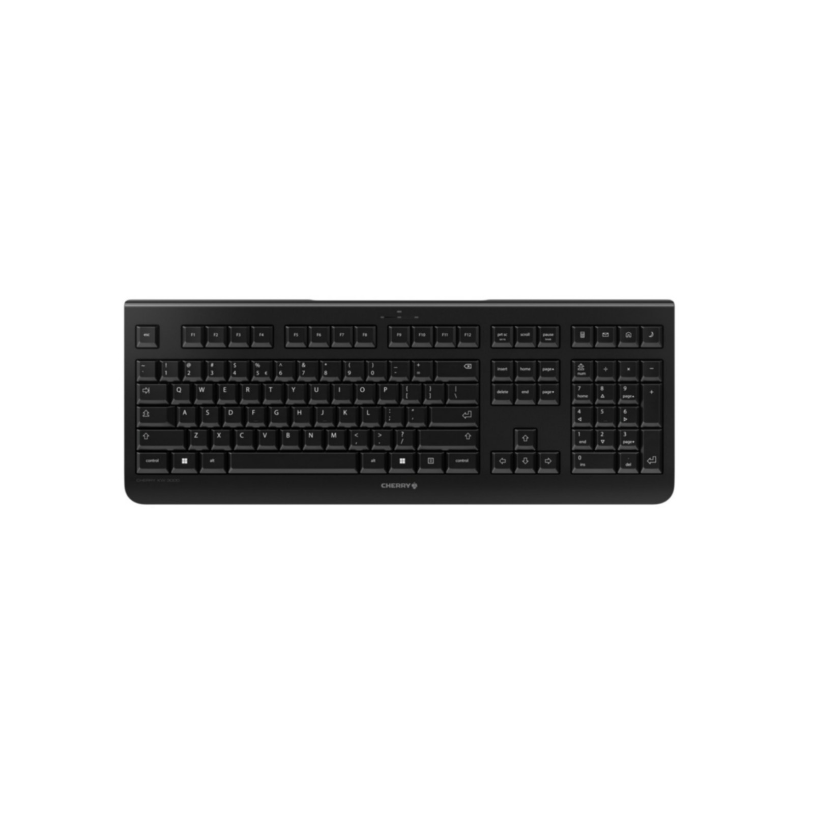 Cherry KW 3000 wireless keyboard QWERTY EU 2.4 GHz USB black JK-3000EU-2