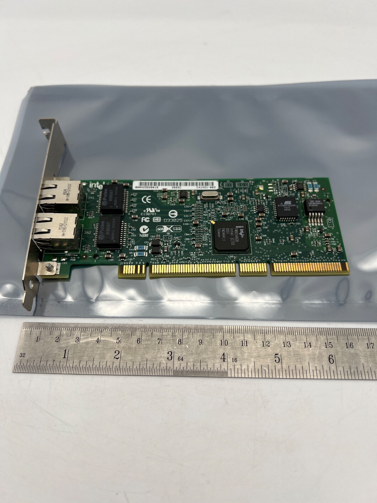 Intel ® PRO/1000 MT Dual Port Server Adapter PWLA8490MT PCI133 C41421-003