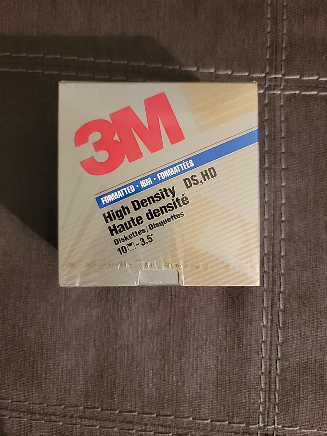 3M IBM 1.44 MB DS,HD 3.5" Diskettes Pack Of 10 Brand New