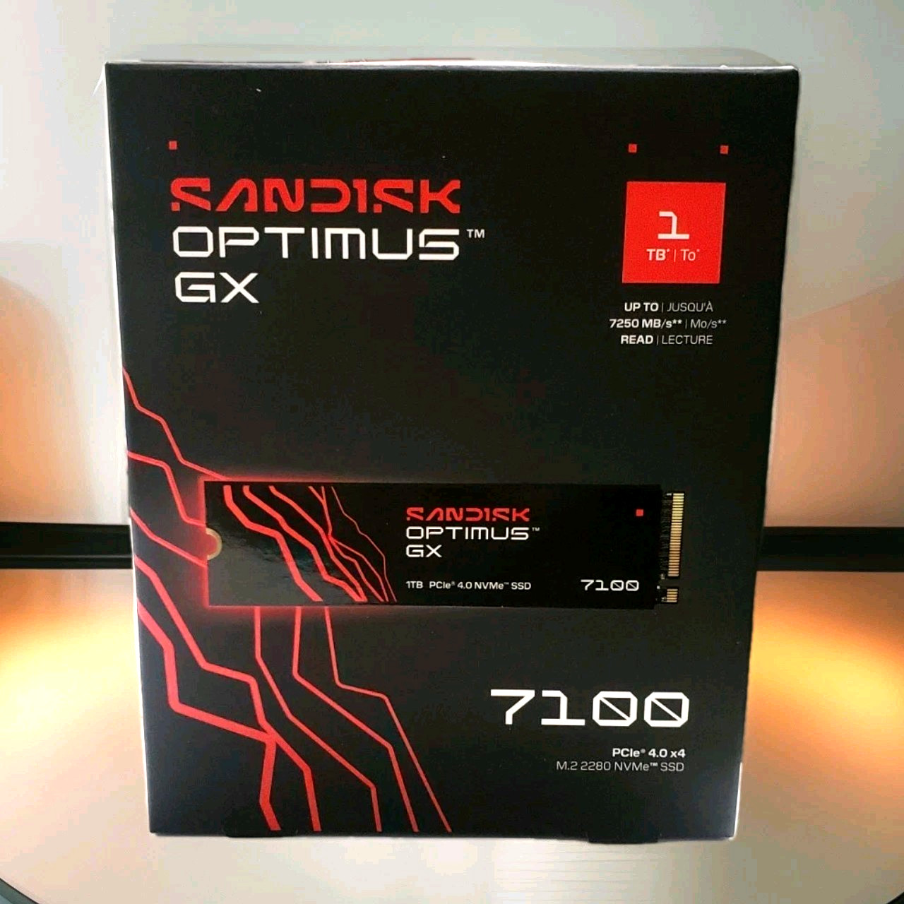 Sandisk Optimus GX 7100 1TB PCIe 4.0 x4 M.2 2280 NVMe SSD - NEW