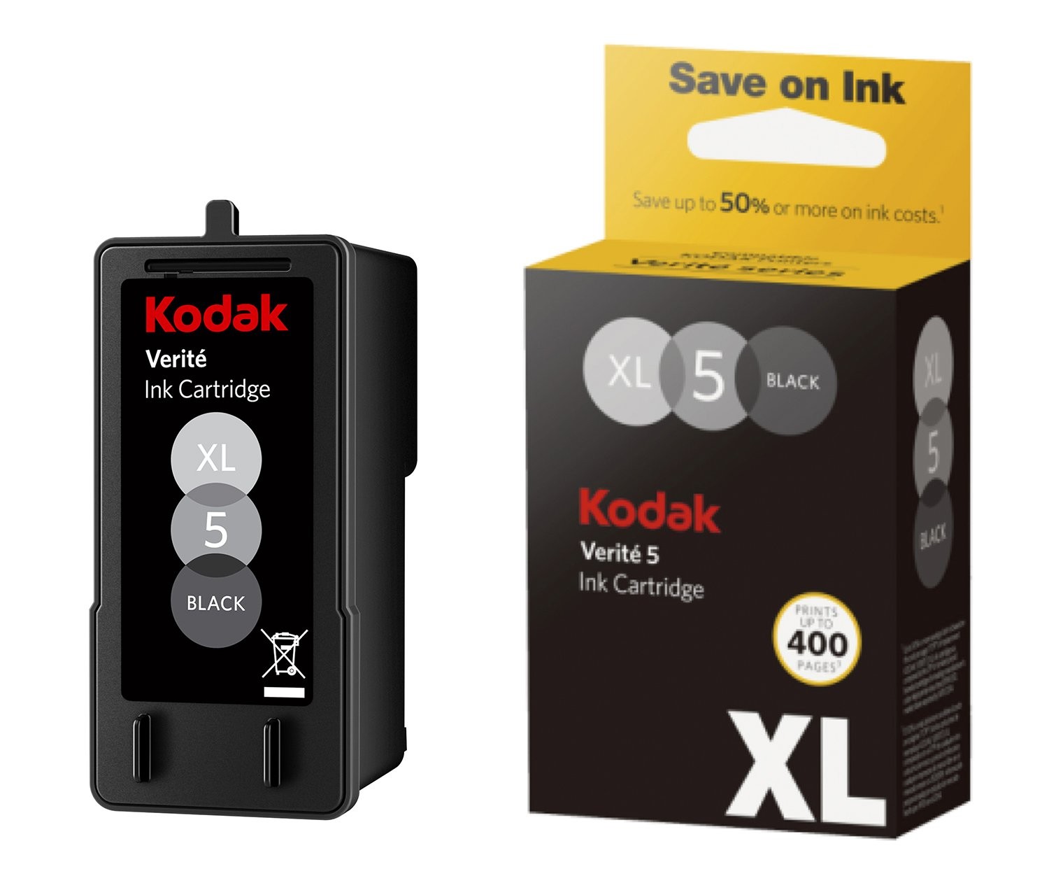 Kodak Verite 5 Replacement Inks (ALK1UA) XL Black Ink Jet Cartridge compatibl...