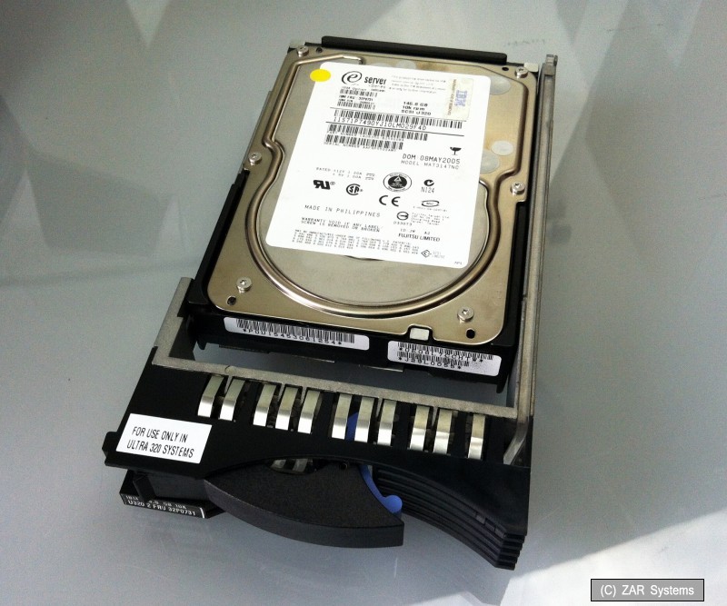 IBM 146GB Hotswap 3.5 inch 10K U320, 32P0731 hard drive with frame, for eServer