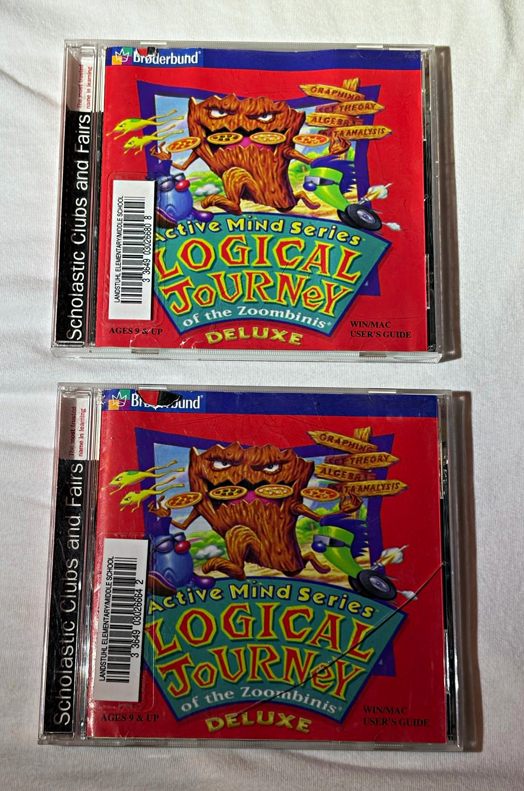 Logical Journey of the Zoombinis Deluxe PC MAC CD-ROM 1996 Broderbund Game Lot 2