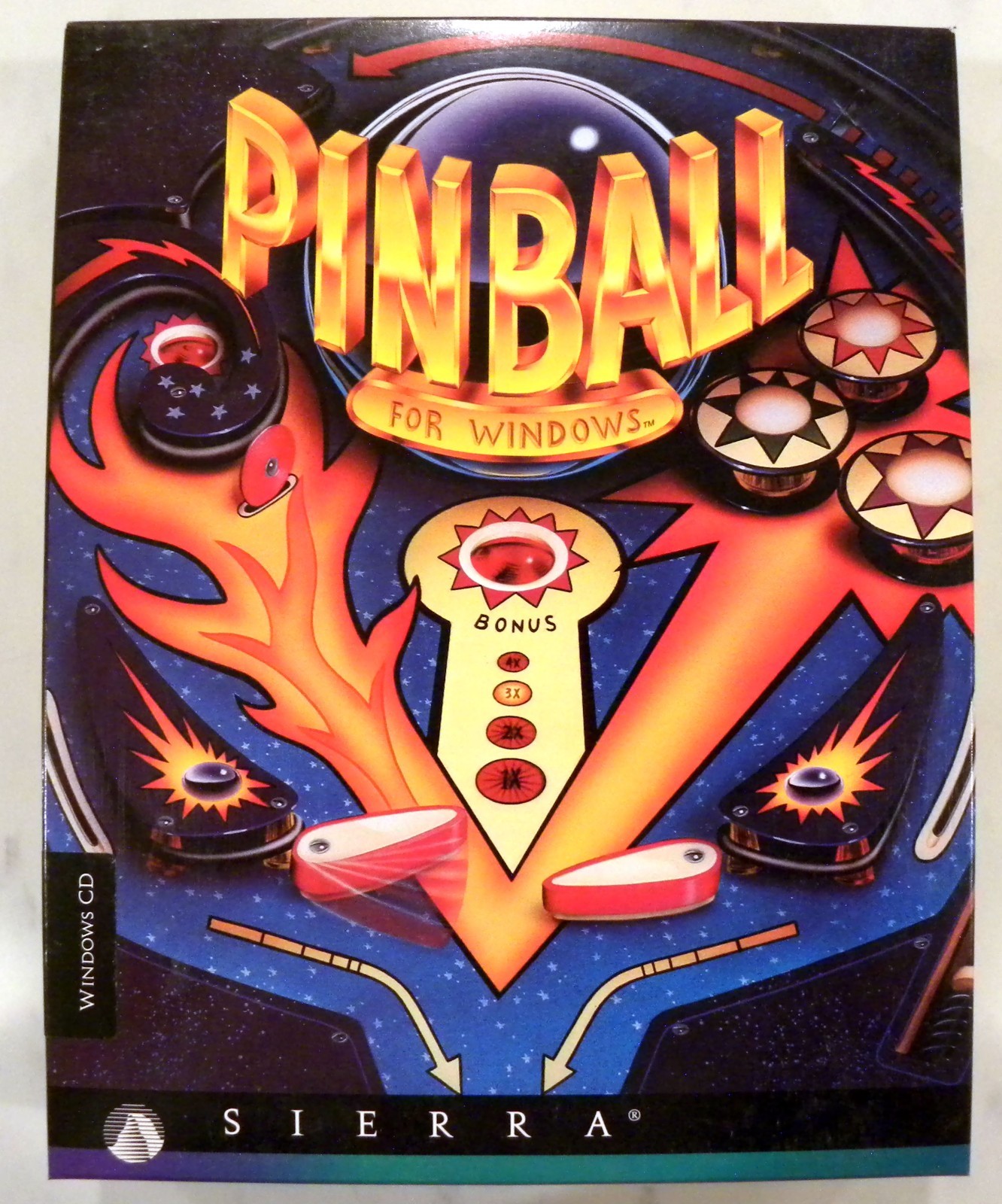Take-A-Break PINBALL Windows Sierra CD-Rom DOS 6.22 Win3.11 Win 95/98 Big Box