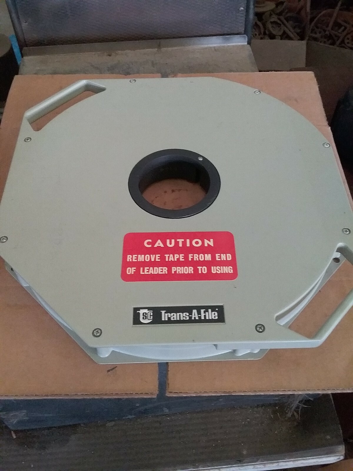 Vintage Computer tape  Roll . Trans-a-file 