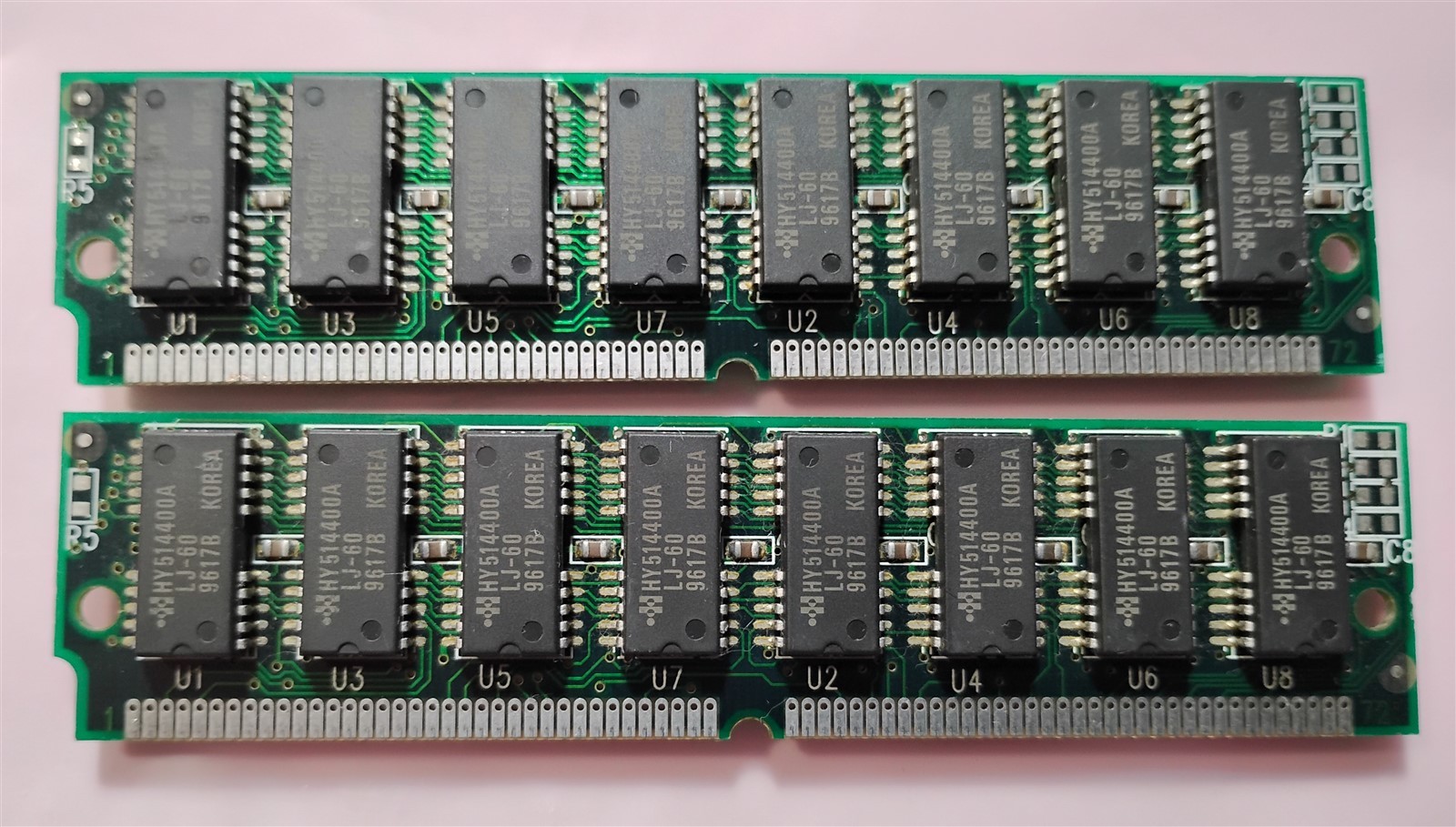 16MB 2x8MB 72-pin Simm FPM 60ns HYUNDAI 2Mx32 Non-Parity Ram Memory Kit 5.0 V