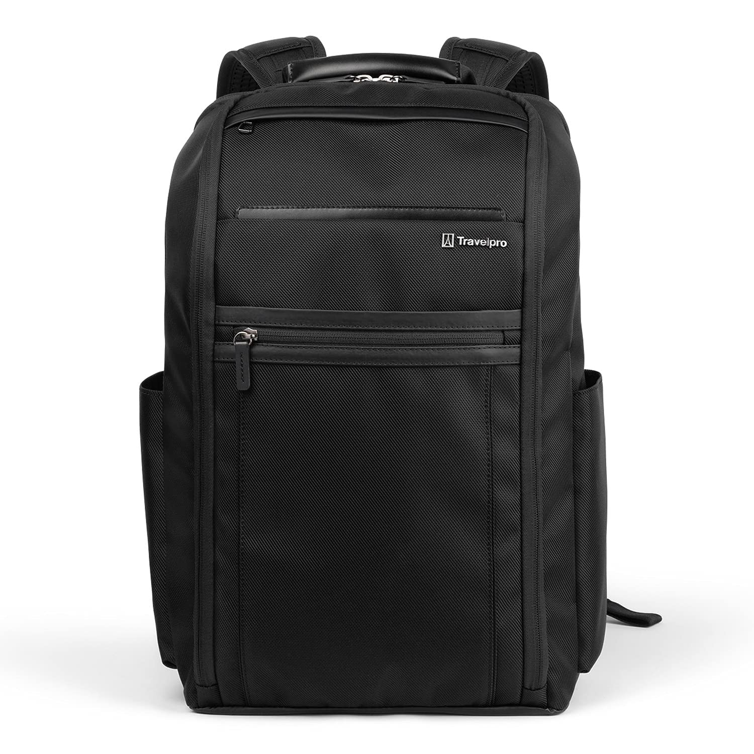 Travelpro Crew Executive Choice 3 Slim Backpack fits up to Slim, Jet Black 