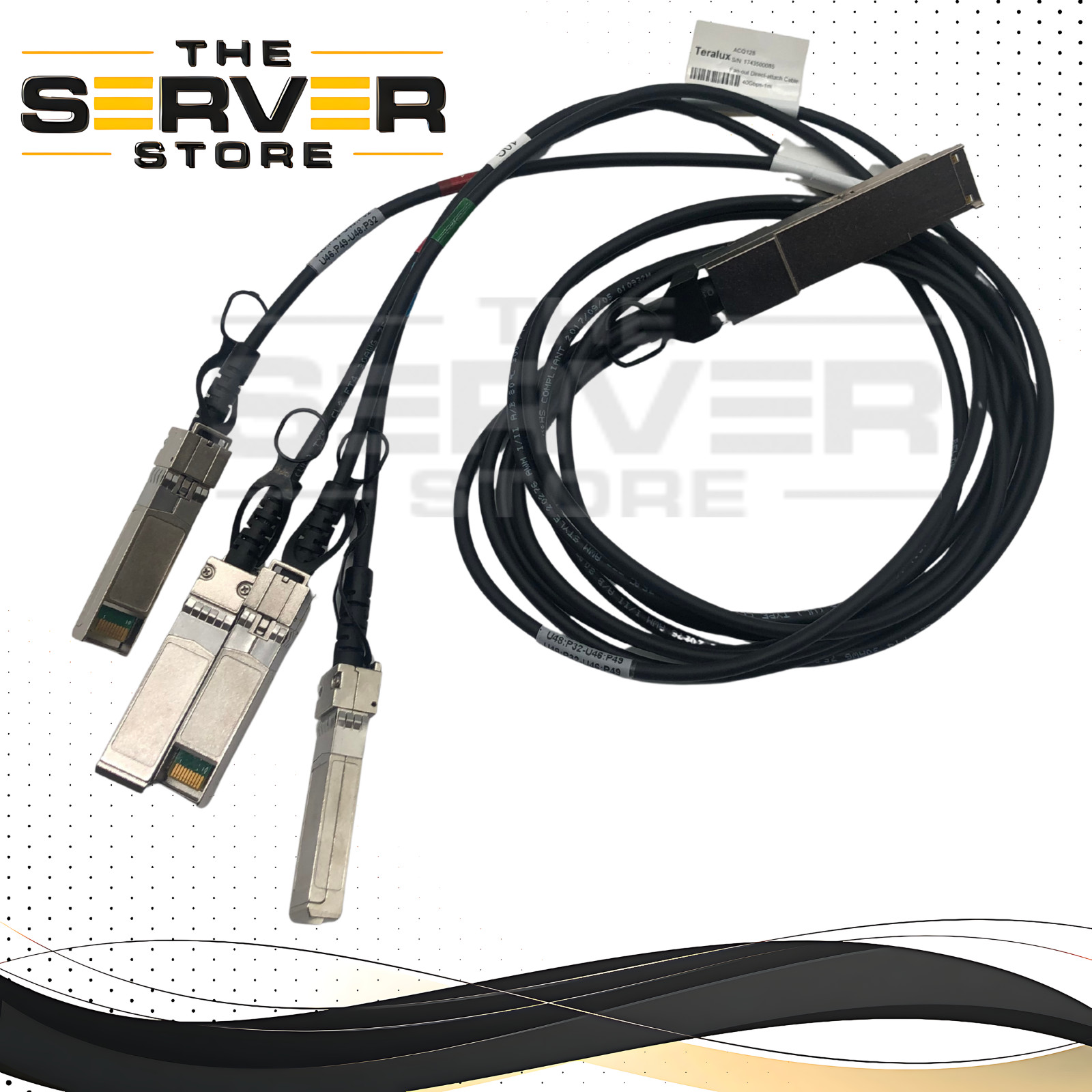 40G QSFP+ to 4x 10G SFP+ Passive DAC Breakout Cable 1M