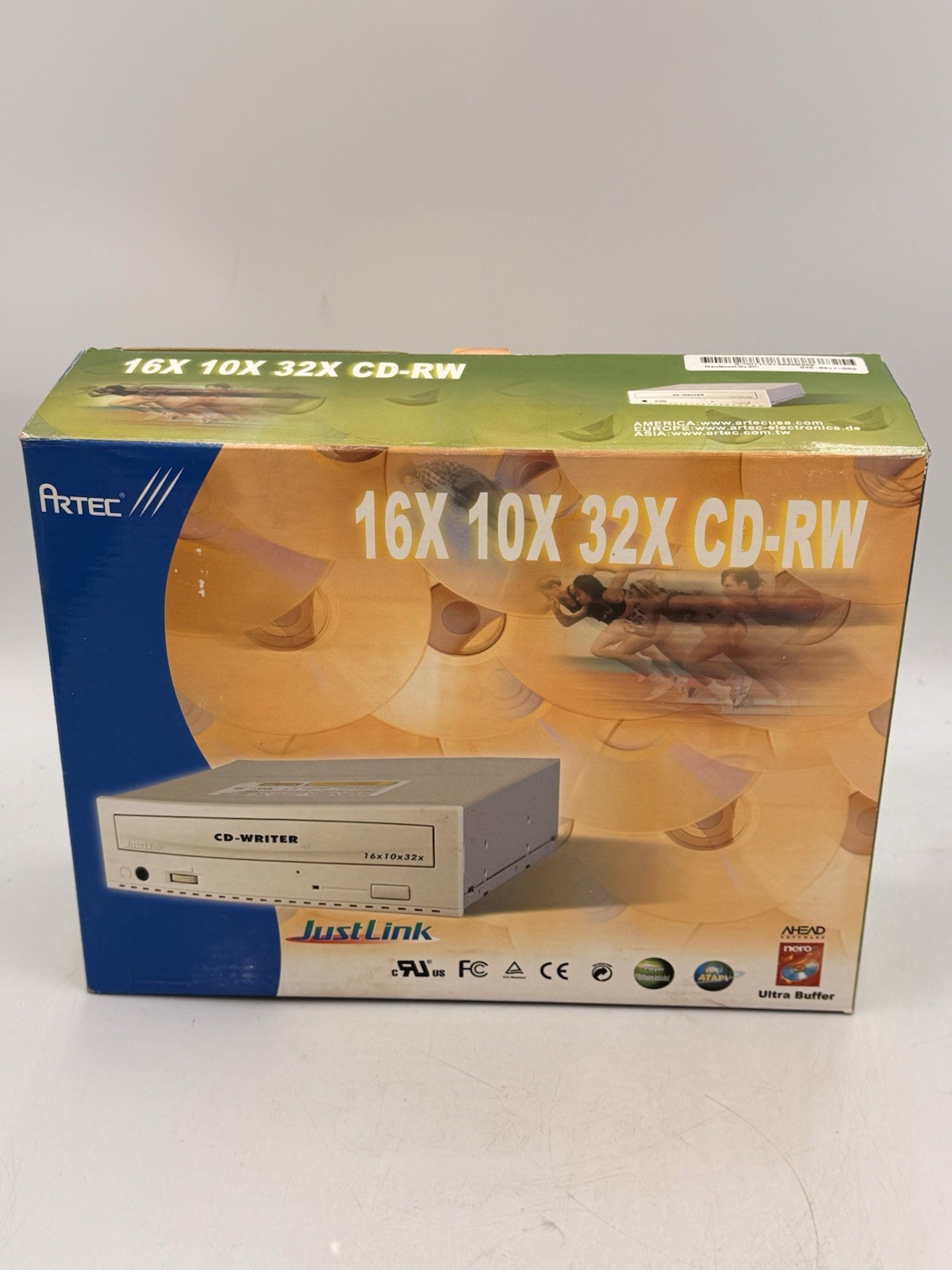 Vintage Artec 16X 10X 32X Internal CD-RW Drive IDE ATAPI CD Writer PC