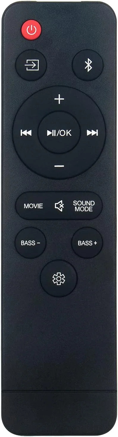 Replacement Remote Control Applicable for ONN Soundbar 100043839 Sound Bar - New