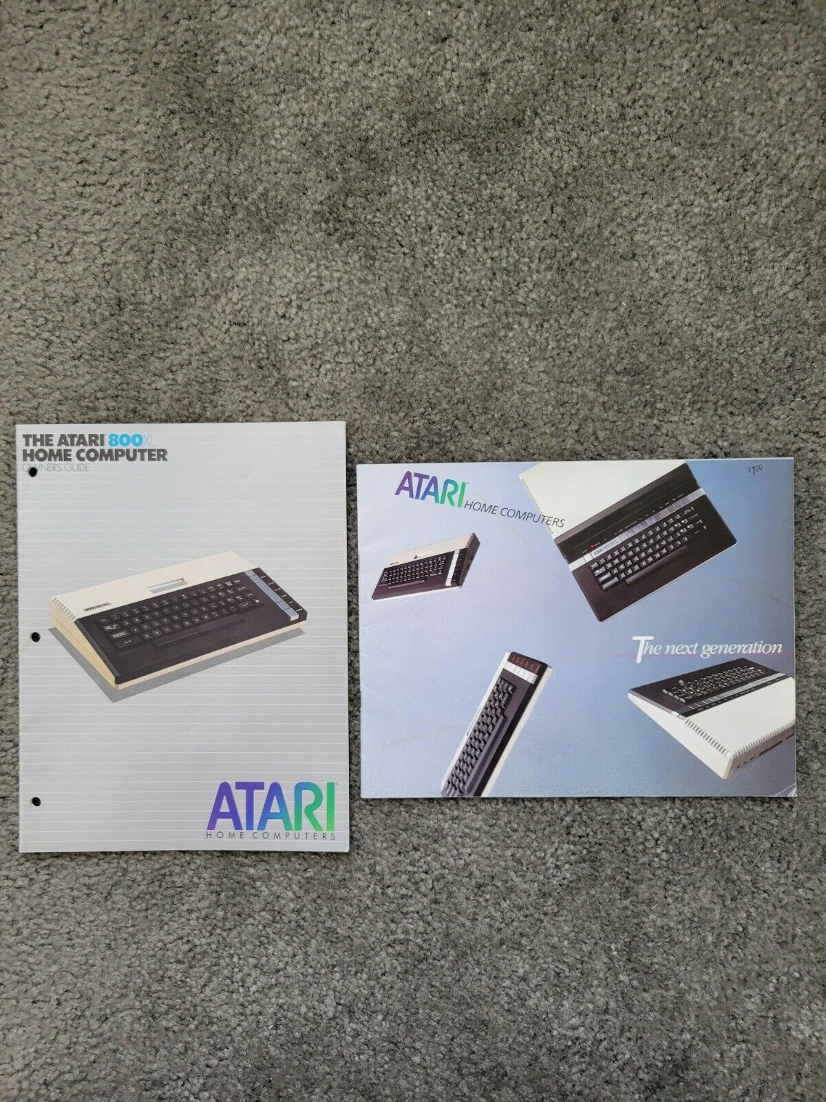 Atari 800xl Owners Guide and 1983 Atari home computer catalog