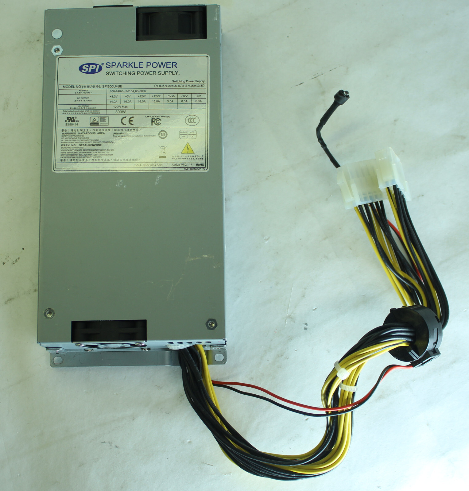 Sparkle Power SPI300F4BB 80+ Bronze 300W 5-2.5A Power Supply