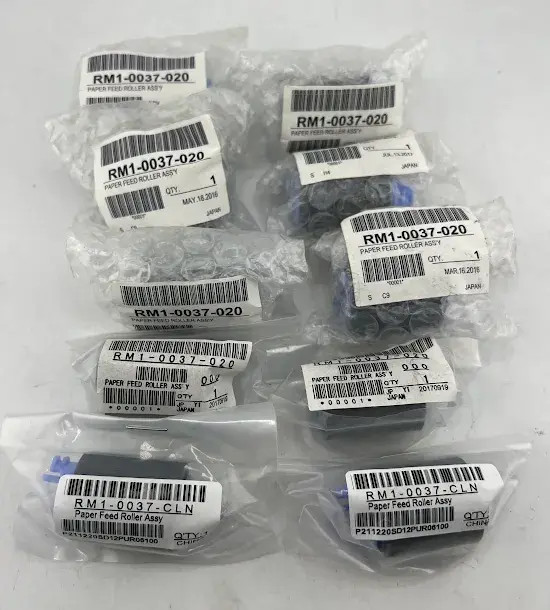 LOT OF 10 HP REPLACEMENT PAPER FEED ROLLER RM1-0037-020 FOR HP LASERJET