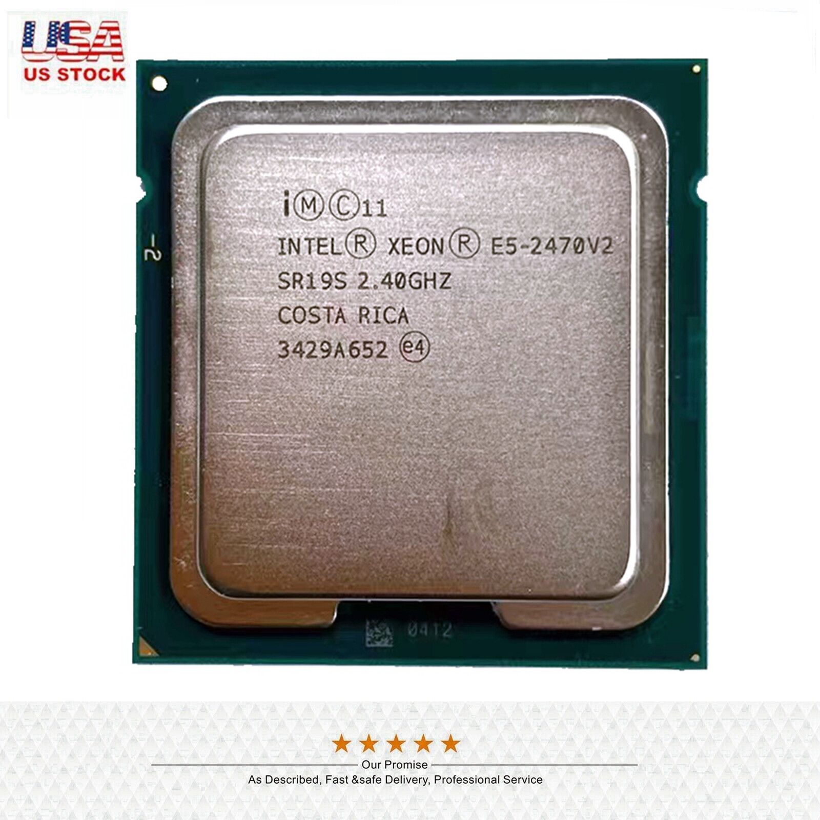 Intel Xeon E5-2470 V2 E5-2470V2 2.4GHz 10 Core 20 Threads L3-25MB CPU Processor