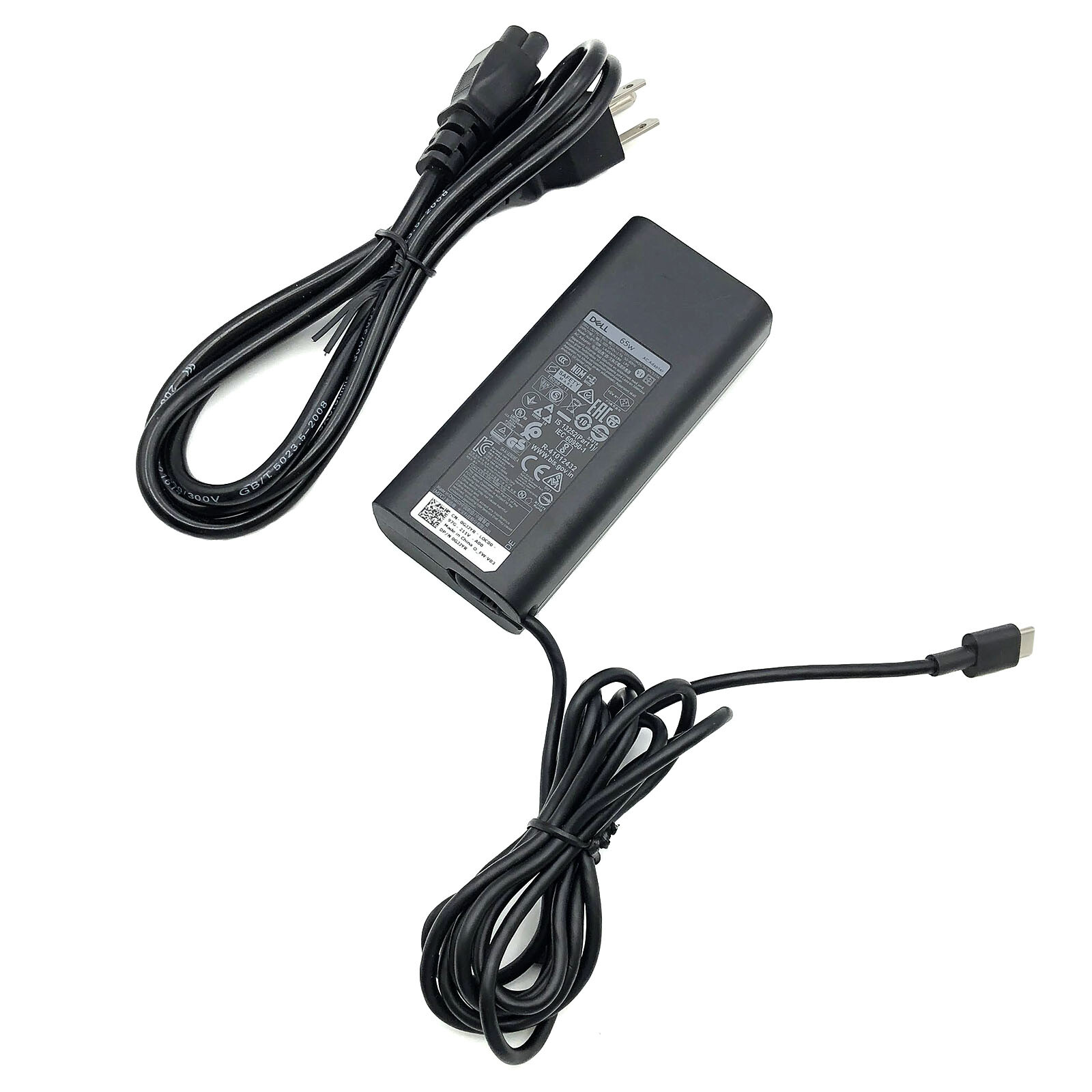 Genuine Dell USB C AC Power Charger Slim for Dell Latitude 5310 5430 7290