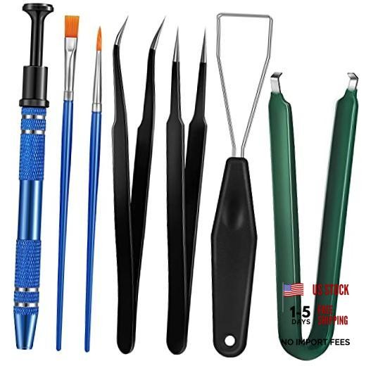 Minatee 9 Pcs Keyboard Switch Keycap Puller Kit Compatible with Switches