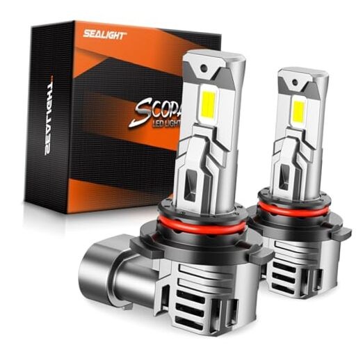 9006 LED Bulb for Fog Light and Powersports, 40000 Lumens 6500K White 9006/HB4