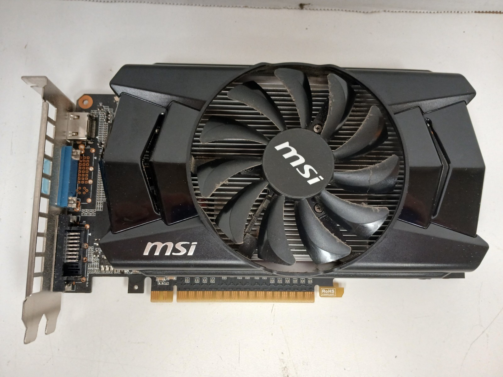 MSI NVIDIA GeForce 750Ti OC 2GB Video Graphics Card N750TI-2GD5/OC