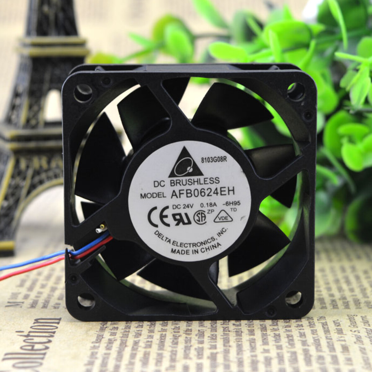 DELTA AFB0612H 6025 DC12V 0.17A 6cm Inverter Chassis Cooling Industrial Fan