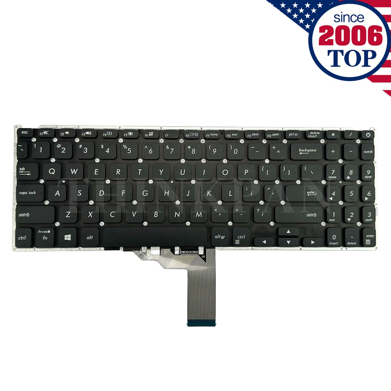 New US Keyboard for Asus Vivobook F512J F512JA X512J X512JA X512JP Black