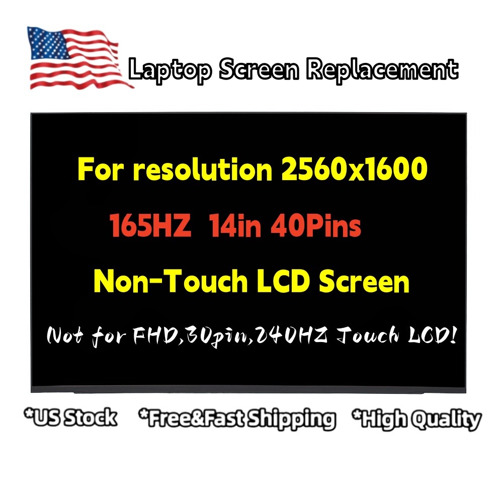 MNG007DA1-6 B160QAN02.Q NE160QDM-NY3 V8.1 16.0inch 2.5K 165Hz 2560×1600 Laptop