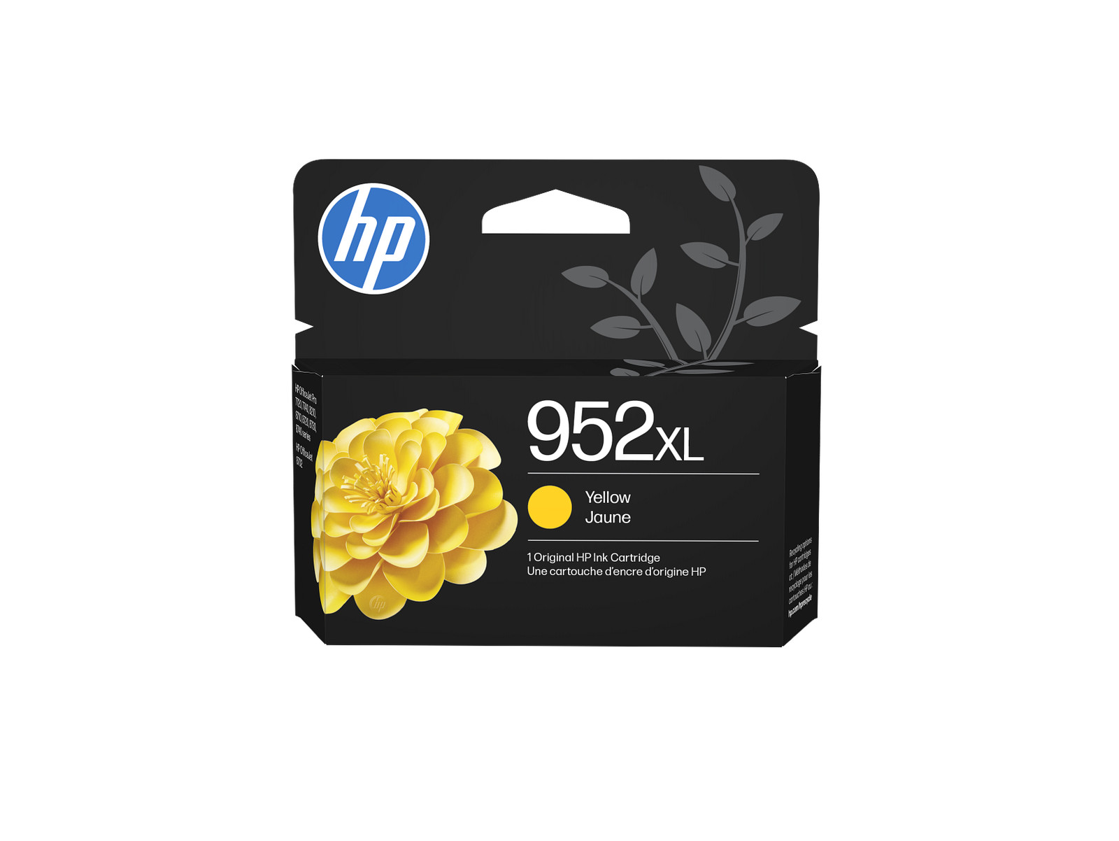 HP 952XL High Yield Yellow Original Ink Cartridge, ~1,450 pages, L0S67AN#140