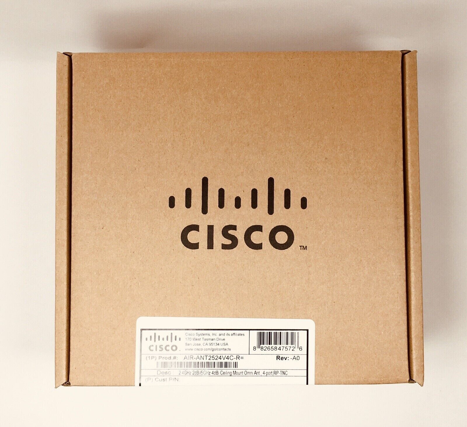NEW (SEALED BOX) Cisco™ Aironet Dual Band Omni Ceiling Antenna AIR-ANT2524V4C-R