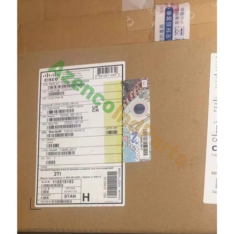 NEW Cisco Catalyst 9300 Series C9300L-48P-4X-A Switch FREE Delivery