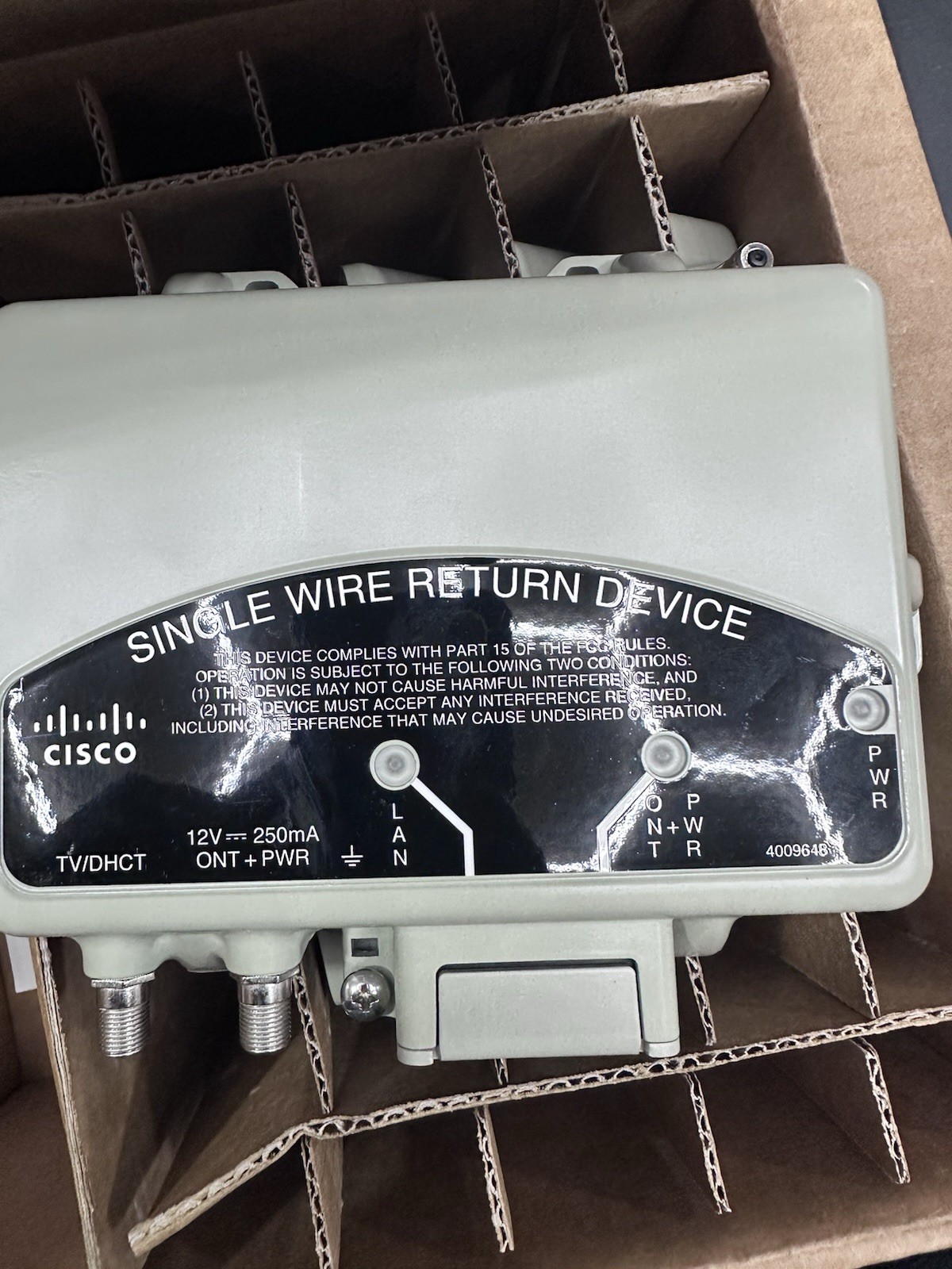Cisco 4007878 Single Wire Return Device Case Of 5 NEW