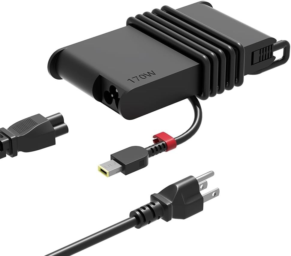 SlSLRIOY 170W Slim Charger Compatible with Lenovo IdeaPad Yoga Pro/Slim T47-4
