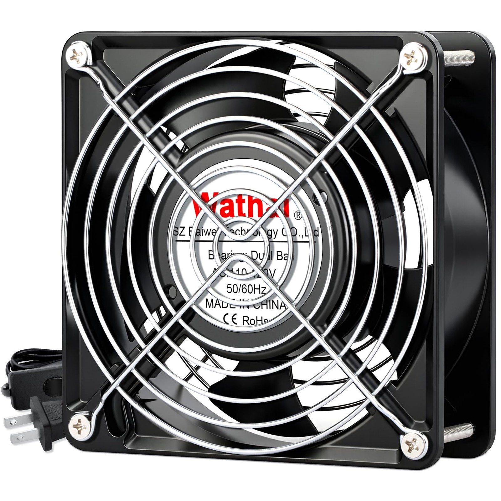12038 120mm x 38mm AC Axial Muffin Cooling Fan 110V 120V Dual Ball
