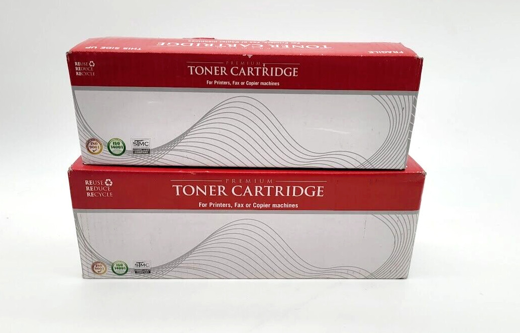 lot of 2 premium toner cartridge LaserJet CE285A Cartridge