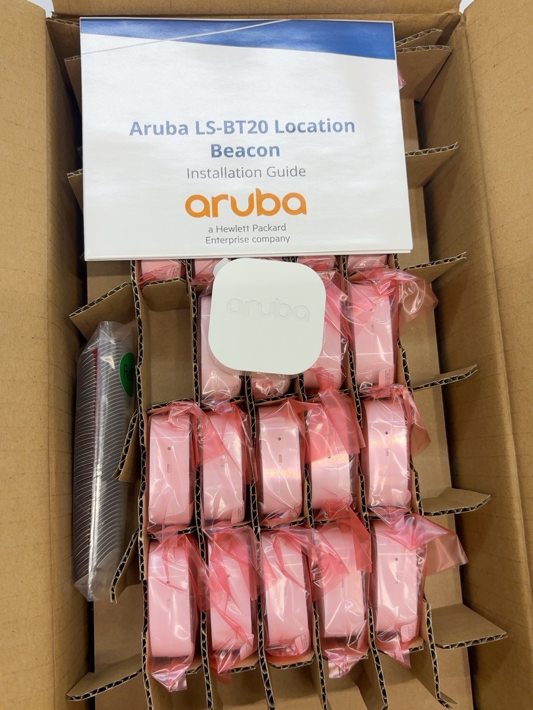 Aruba Networks LS-BT20 BLE Location Beacons 50-Pack JX985A ARBT0200 NEW T8C8