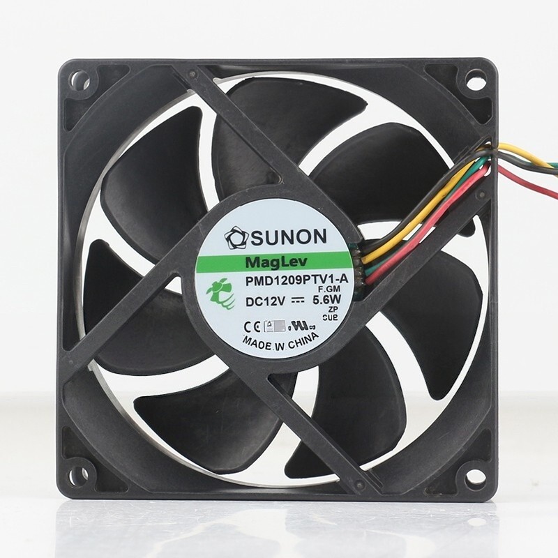 Sunon PMD1209PTV1-A DC12V 5.6W 9025 90x90x25mm 4-Wire Original Axial Cooling Fan