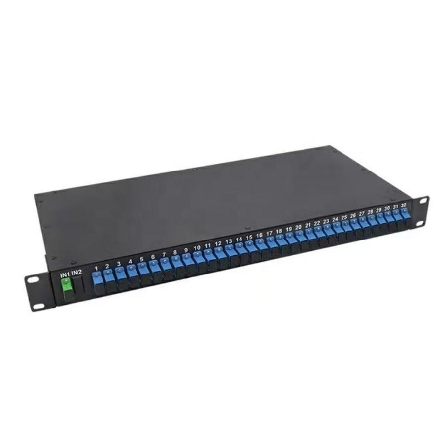 19" Rack Mount Fiber Optic Patch Panel SC APC UPC Adapters Pigtails PLC Splitter