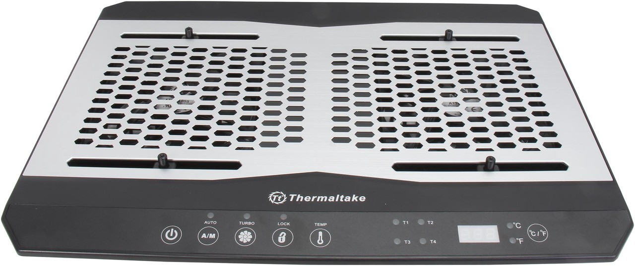 Thermaltake Massive TM Laptop Cooling Pad with temperature sensor