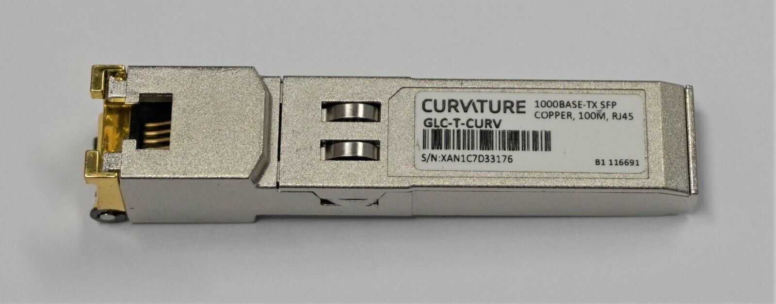 Curvature | GLC-T-CURV | Copper 100M RJ45 Transceiver Module