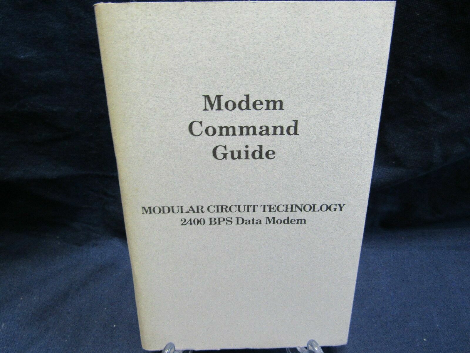 VTG Modem Command Guide 2400 BPS Data Modem JDR Microdevices Modular Circuit 