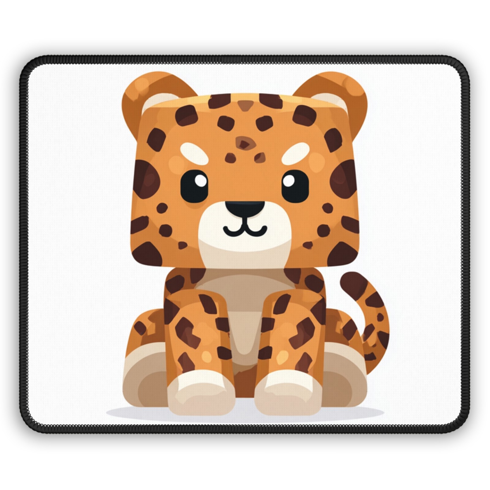 Cute Leopard Cartoon Gaming Mouse Pad | Animal Desk Accessory