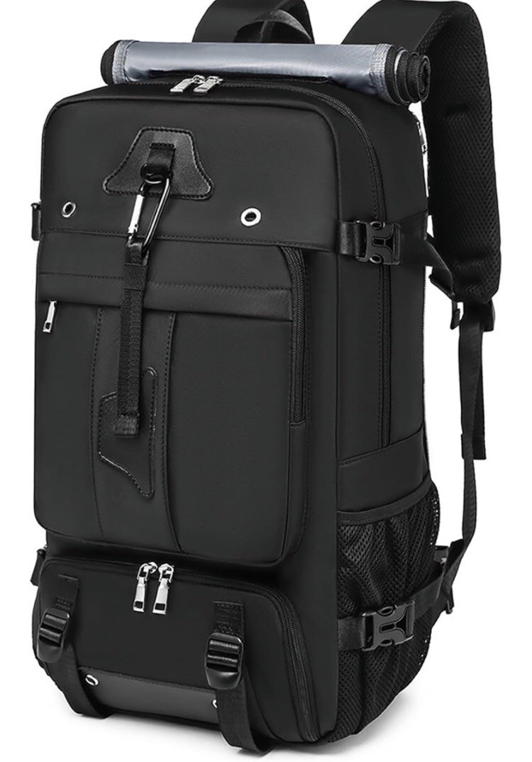 50L Large Capacity Travel Bag for Men 15.6 Inch Laptop Suitcase Backpack Multi-F