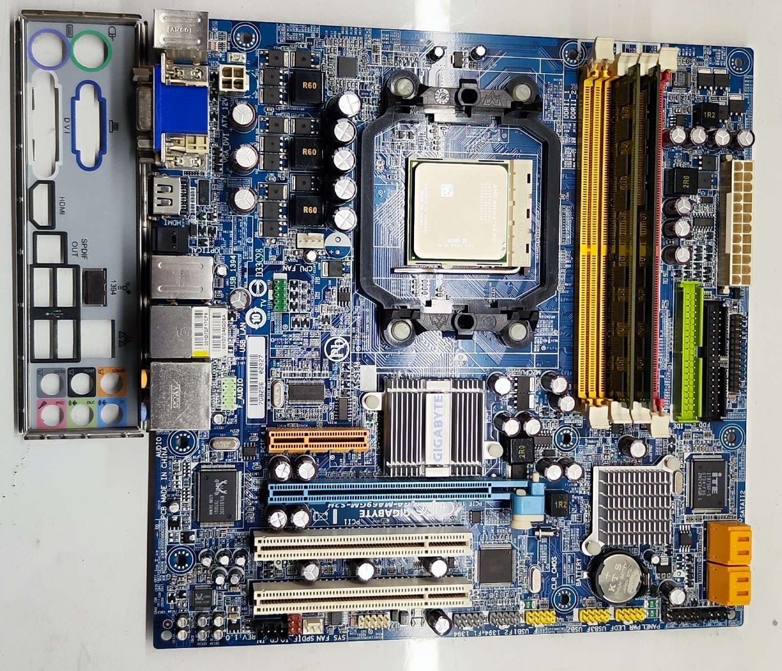 Gigabyte GA-MA69GM-S2H AM2 Motherboard | Athlon 64 X2 4400+ | DDR2 RAM | HDMI DV